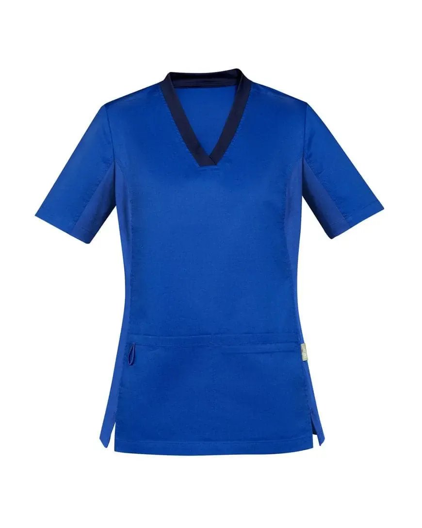BizCare Riley Women's V-Neck Scrub Top CST043LS